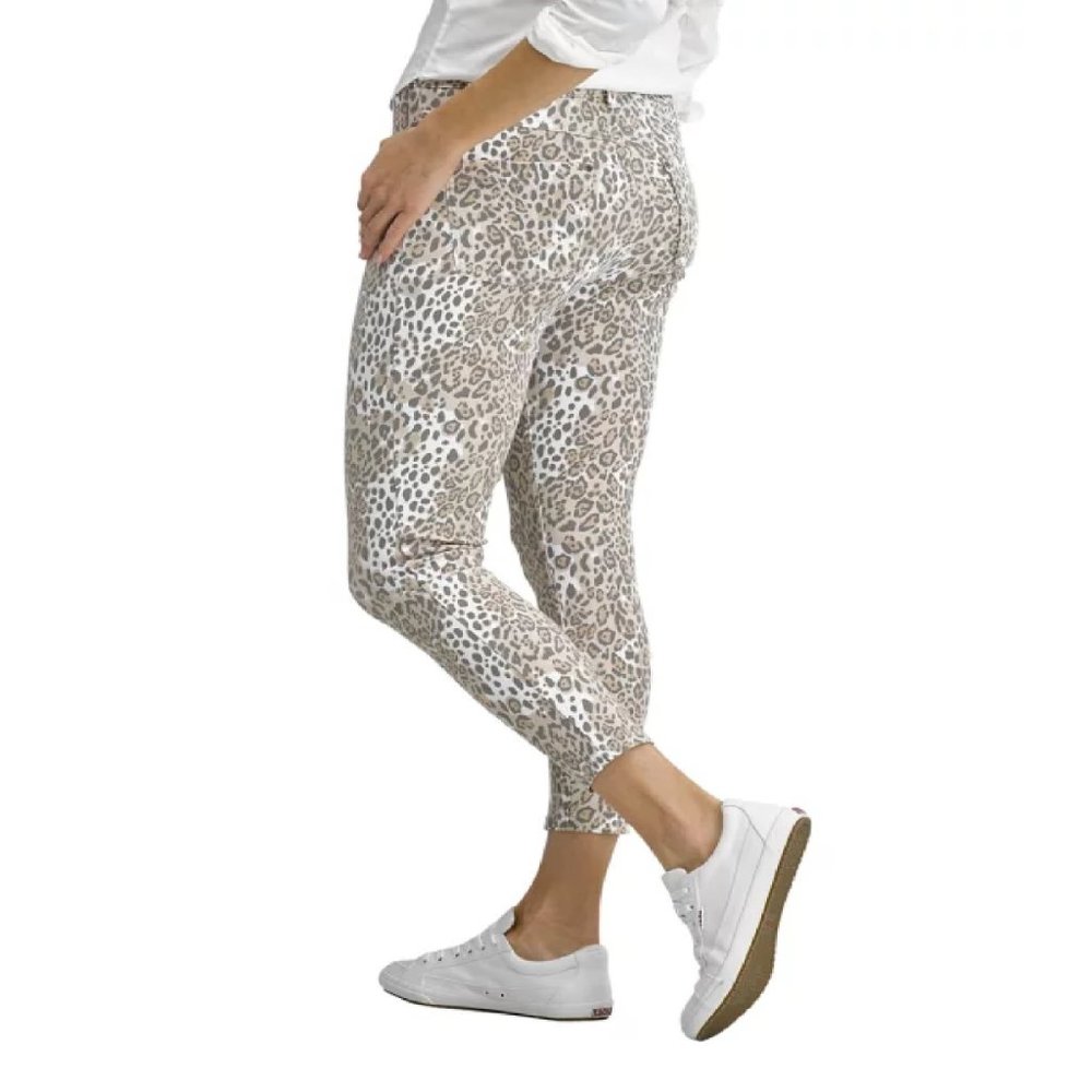 new 3XL HUE Women's On-Trend Jaguar Denim High Rise Skimmer Leggings - Size 3X